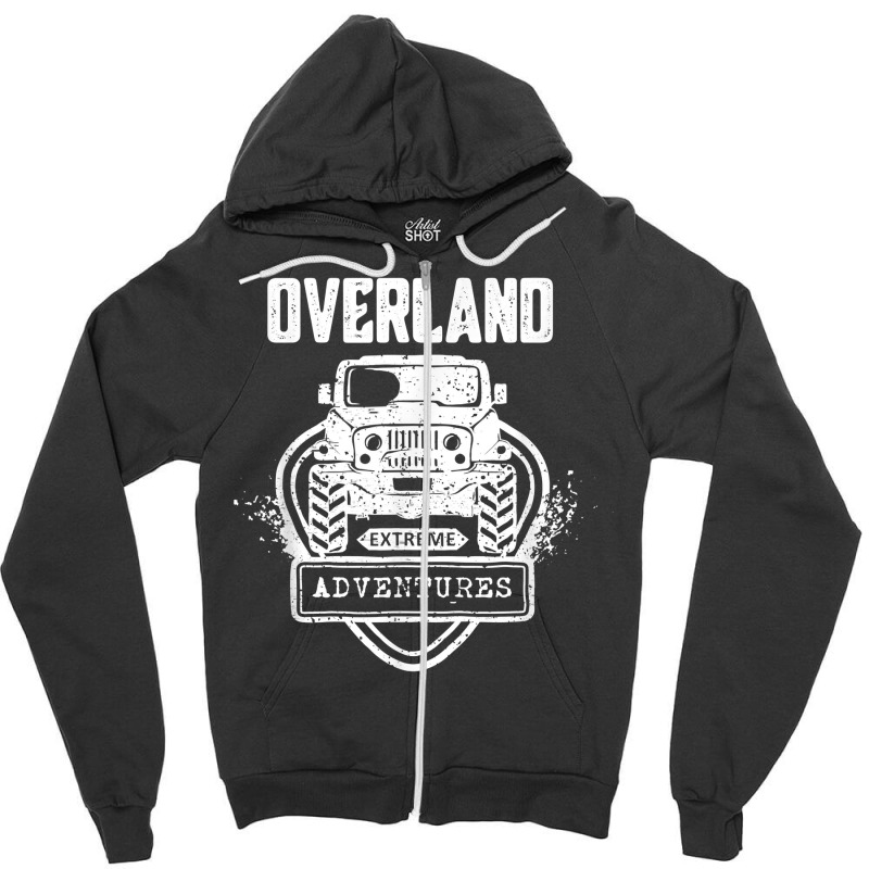 Overland Adventures T Shirt Zipper Hoodie by homyfelaego | Artistshot