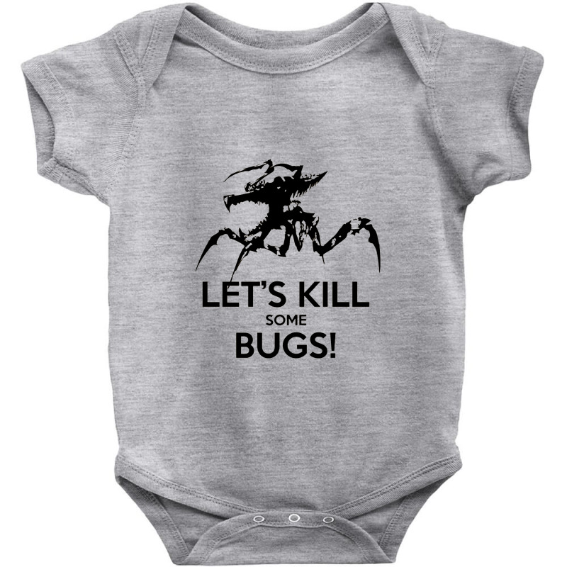 Let's Kill Some Bugs   Starship Troopers Baby Bodysuit by cm-arts | Artistshot