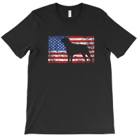 Flag Rottweiler Dog 4th Of July Usa Gift T-shirt | Artistshot