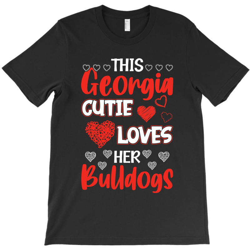 This Georgia Cutie Loves Her Bulldogs! Fun Football T-shirt | Artistshot