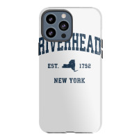 Riverhead New York Ny Vintage Athletic Navy Sports Design T Shirt Iphone 13 Pro Max Case | Artistshot