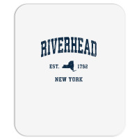 Riverhead New York Ny Vintage Athletic Navy Sports Design T Shirt Mousepad | Artistshot