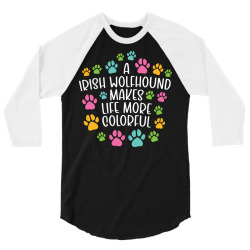 irish wolfhound 3/4 Sleeve Shirt | Artistshot
