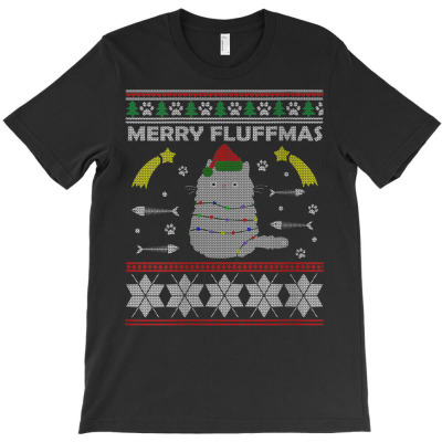 Merry Fluffmas T-shirt Designed By Bariteau Hannah