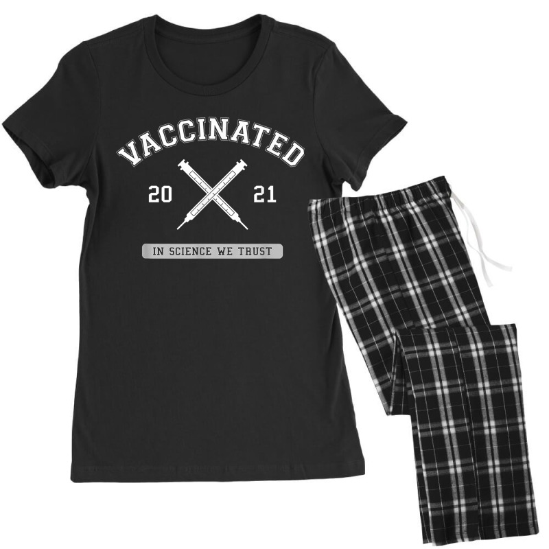 Vaccinated Pro Vaccine Vaccination 2021 Doctor Nurse Science For Fans Women's Pajamas Set by NormMoskop | Artistshot