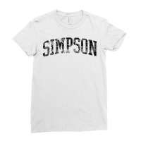 Simpson Athletic Arch College University Alumni T Shirt Ladies Fitted T-shirt | Artistshot