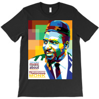 Thelonious Monk In Wpap Pop Art Style T-shirt | Artistshot