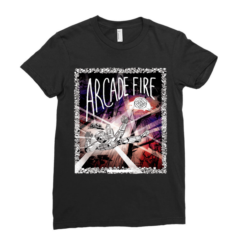 Arcade Fire The Arcade Fire Ladies Fitted T-Shirt by ROSALYN BASS FOURIER | Artistshot