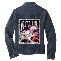 Arcade Fire The Arcade Fire Ladies Denim Jacket | Artistshot