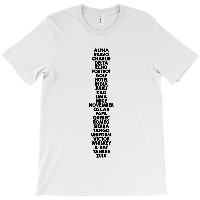 Phonetic Alphabet T-shirt | Artistshot