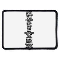 Phonetic Alphabet Rectangle Patch | Artistshot