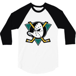 mighty ducks hockey 3/4 Sleeve Shirt | Artistshot