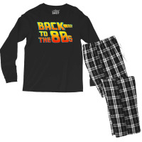 Back To The 80s - Costume Fancy Dress Party Idea Halloween Men's Long Sleeve Pajama Set | Artistshot