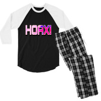 Hoax! Men's 3/4 Sleeve Pajama Set | Artistshot