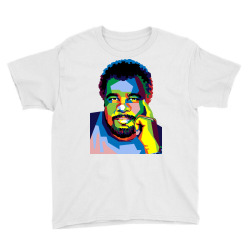 Custom Louis Armstrong In Wpap Pop Art Style Ladies Fitted T-shirt