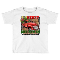 Merry Christmas With Truck Toddler T-shirt | Artistshot