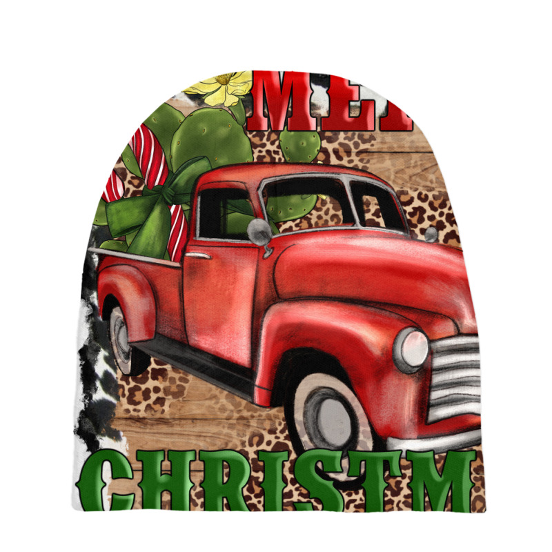 Merry Christmas With Truck Baby Beanies by AdoDesignShop | Artistshot