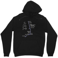 The Outer Banks Map In Blue  Outer Banks Map Unisex Hoodie | Artistshot