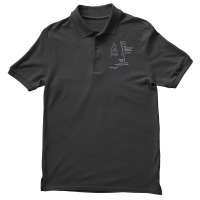 The Outer Banks Map In Blue  Outer Banks Map Men's Polo Shirt | Artistshot