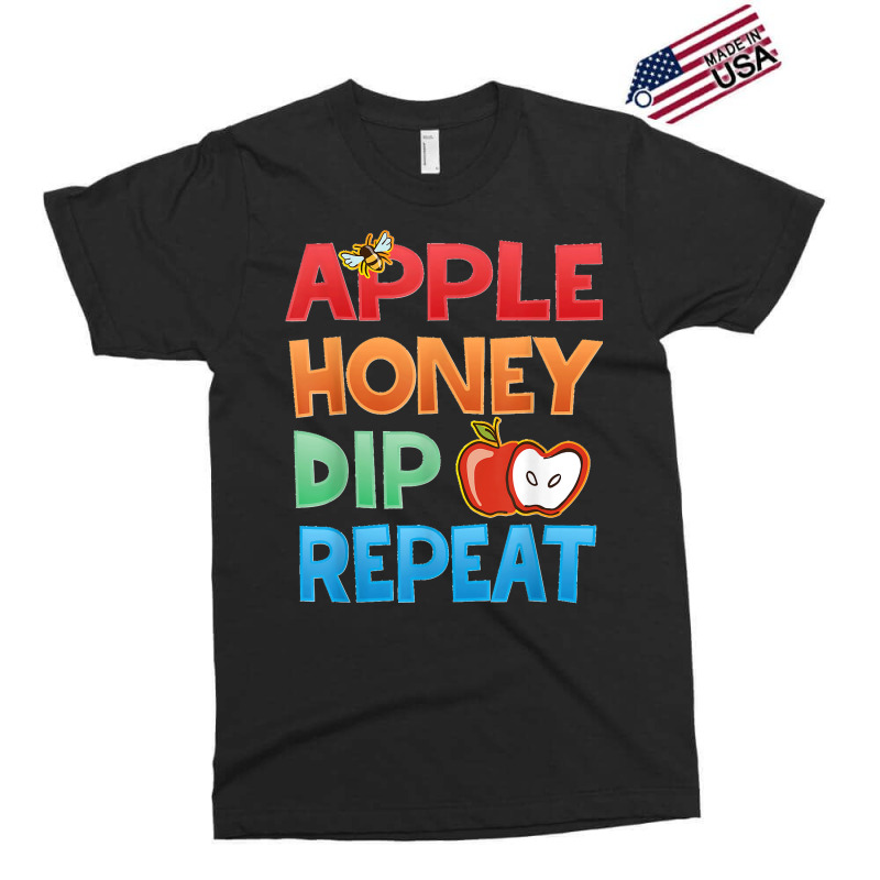 Rosh Hashanah Apple Honey Dip Repeat Jewish New Year Exclusive T-shirt | Artistshot