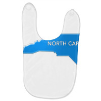 The State Of Nc Blue   North Carolina State Baby Bibs | Artistshot