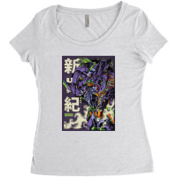 Neon Eva 01 Mecha Women's Triblend Scoop T-shirt | Artistshot