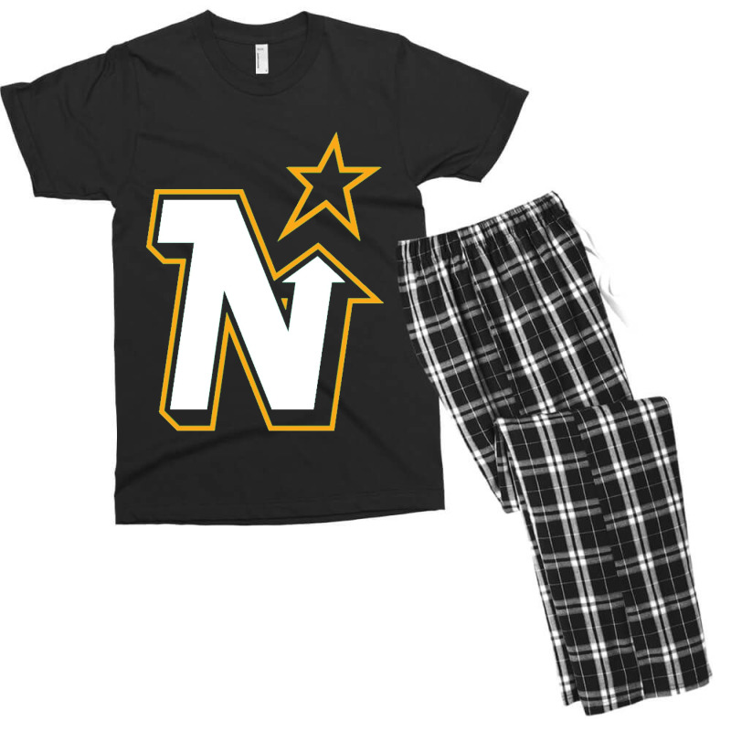 Vintage Minnesota Hockey Retro North Stars Men's T-shirt Pajama Set | Artistshot