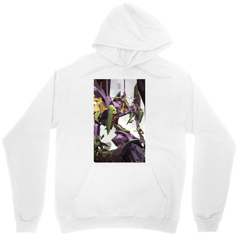 Neon Eva 01 Unisex Hoodie by fredcbenny | Artistshot