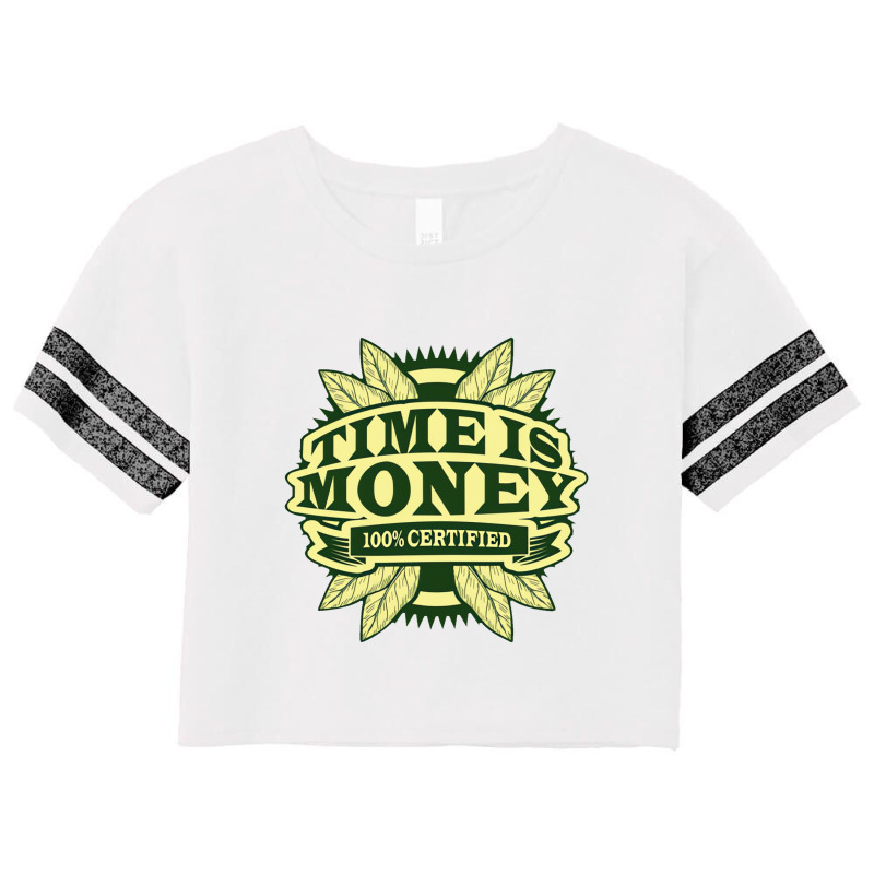 Time Is Money Scorecard Crop Tee by sulapbaru | Artistshot