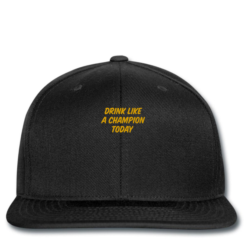 Drink Like A Champion Today Tailgate Party Printed hat by AceSteele | Artistshot