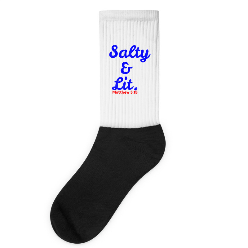 Salty And Lit Socks | Artistshot