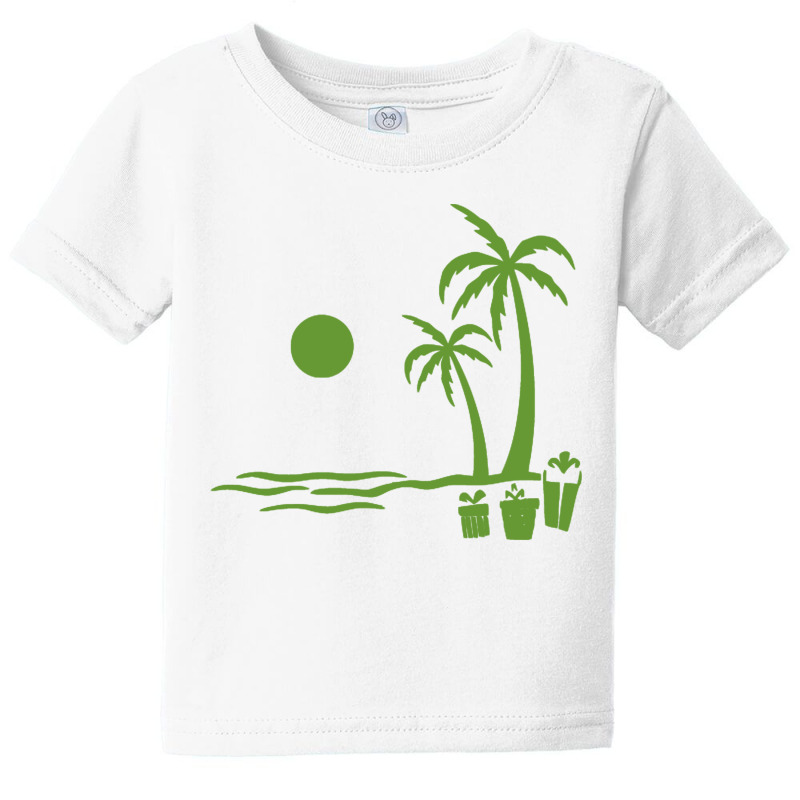 Christmas Tree Palm Island Baby Tee by KENZU | Artistshot