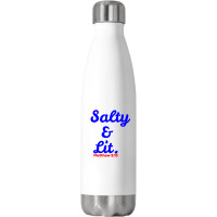 Salty And Lit Stainless Steel Water Bottle | Artistshot