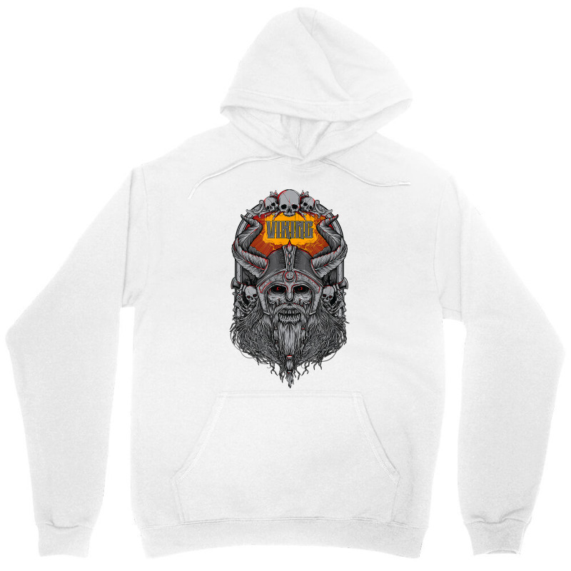 Viking Skull Warrior Norse Nordic Mythology Horned Helmet T Shirt Unisex Hoodie | Artistshot