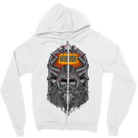 Viking Skull Warrior Norse Nordic Mythology Horned Helmet T Shirt Zipper Hoodie | Artistshot