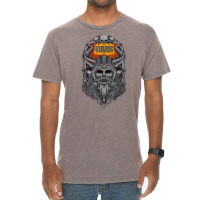 Viking Skull Warrior Norse Nordic Mythology Horned Helmet T Shirt Vintage T-shirt | Artistshot