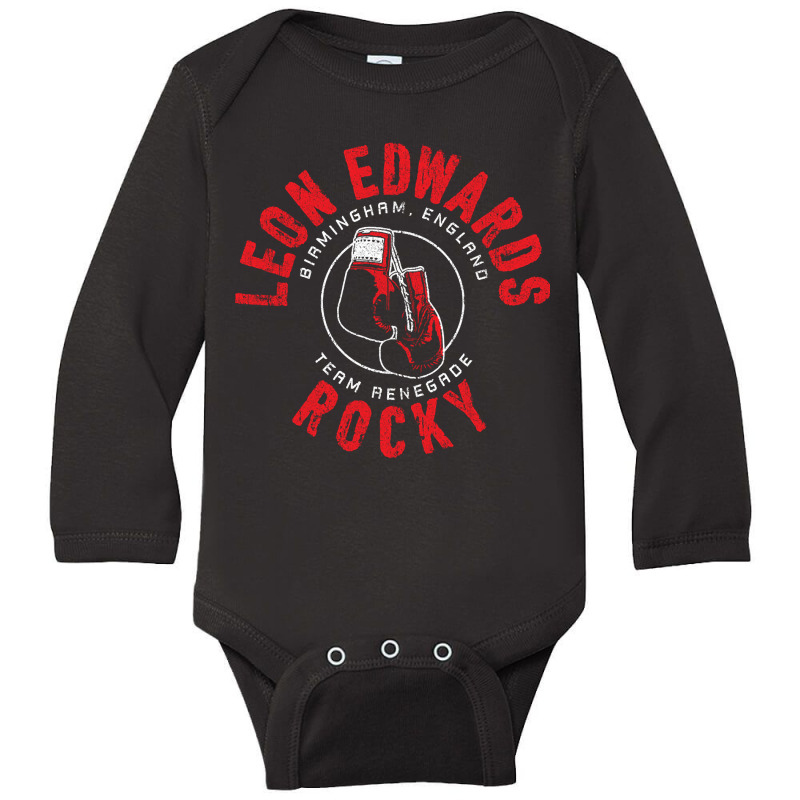 Leon Edwards Long Sleeve Baby Bodysuit by poppyallen | Artistshot