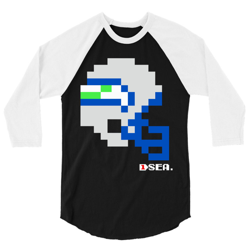 Sea Original Helmet - Tecmo Bowl 3/4 Sleeve Shirt | Artistshot