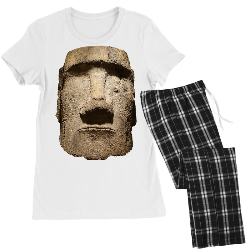 Easter Island Moai Statue Monolith World Mystery Women's Pajamas Set by EricWade | Artistshot