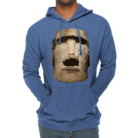 Easter Island Moai Statue Monolith World Mystery Lightweight Hoodie | Artistshot