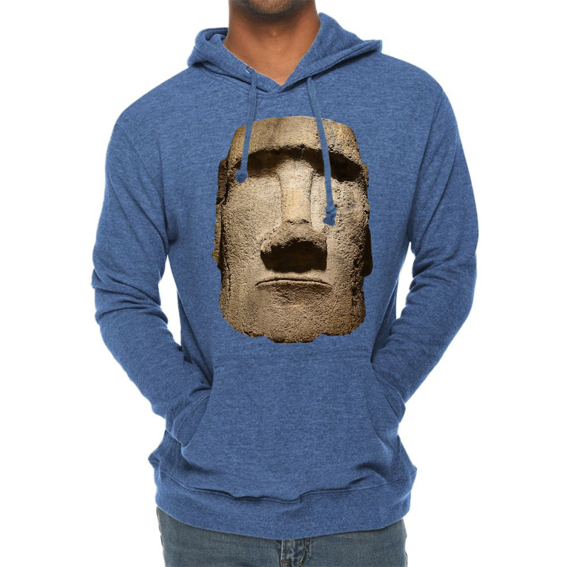 Easter Island Moai Statue Monolith World Mystery Lightweight Hoodie | Artistshot