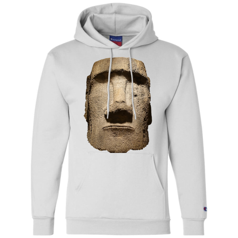 Easter Island Moai Statue Monolith World Mystery Champion Hoodie | Artistshot