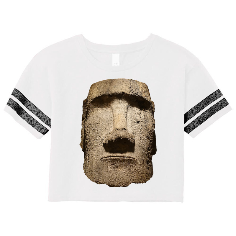 Easter Island Moai Statue Monolith World Mystery Scorecard Crop Tee by EricWade | Artistshot