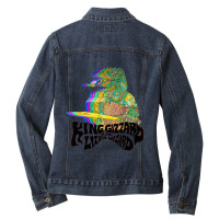 Fast-track Your King Gizzard And The Lizard Wizard Ladies Denim Jacket | Artistshot