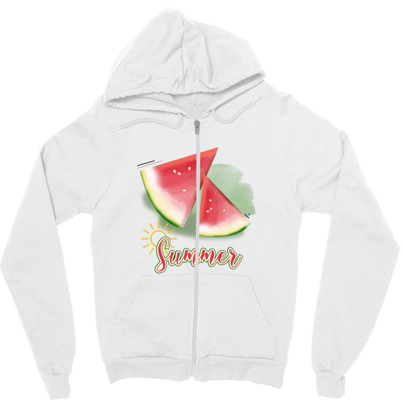 Summer Zipper Hoodie by autlu2024 | Artistshot