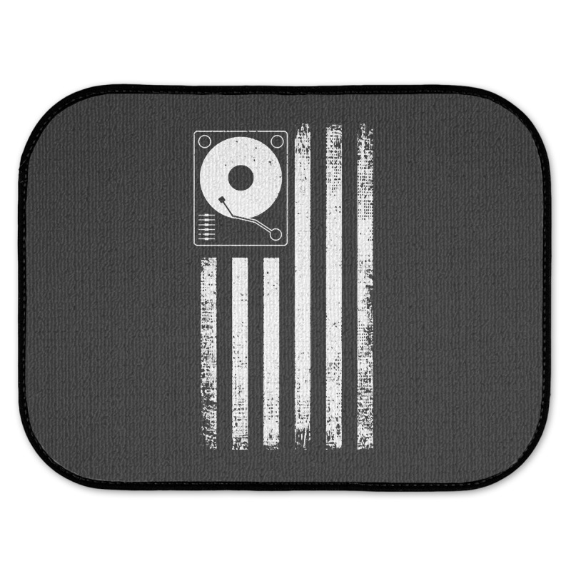 American Flag Dj, American Flag Dj Vintage, American Flag Dj Art, Amer Rear Car Mat | Artistshot