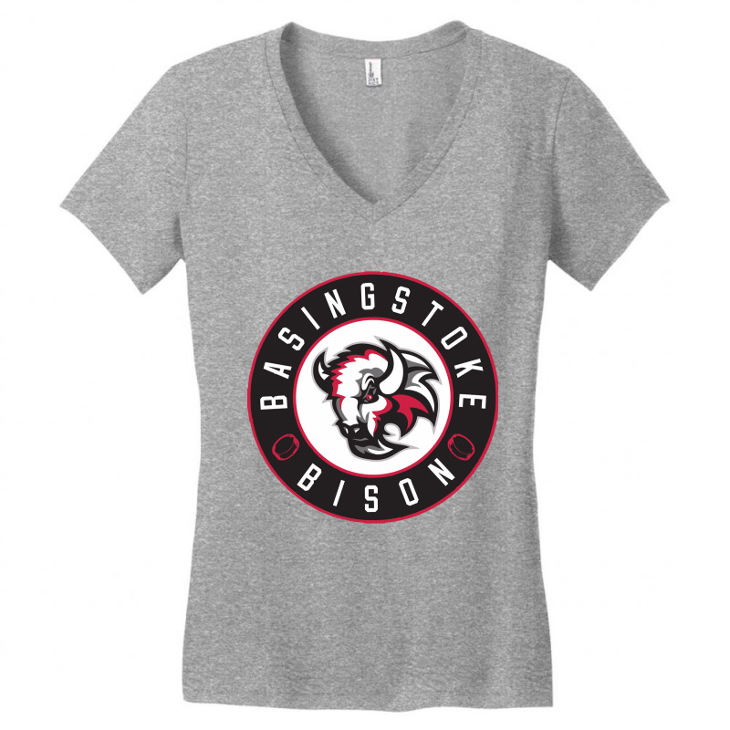 Basingstoke Bison Women's V-Neck T-Shirt by Apple Project | Artistshot