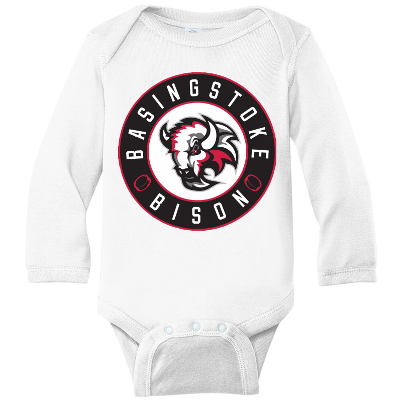 Basingstoke Bison Long Sleeve Baby Bodysuit by Apple Project | Artistshot