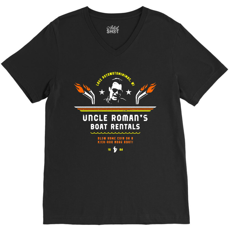 Uncle Romans Boat Rentals Summers Fashion V-Neck Tee by cm-arts | Artistshot