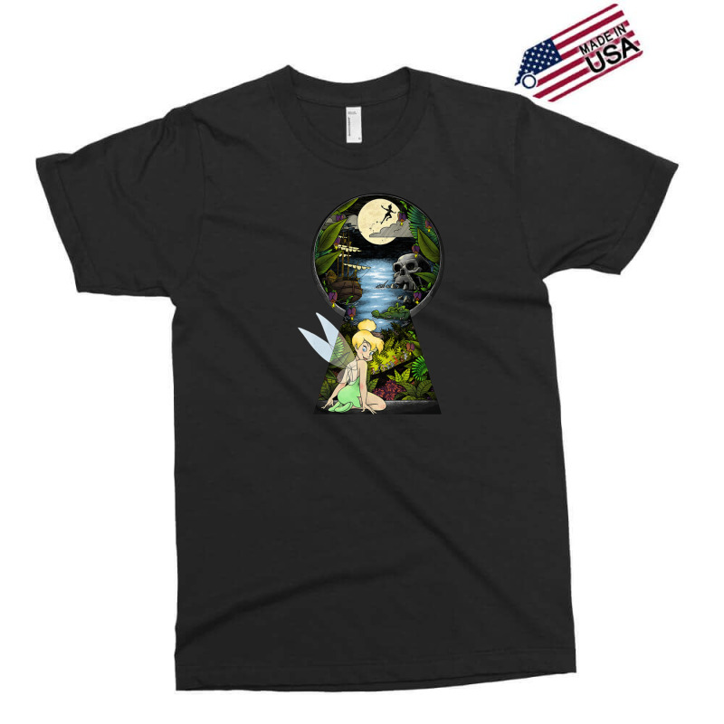 Peter Pan Tinkerbell Keyhole Exclusive T-shirt by IsaiahStark | Artistshot